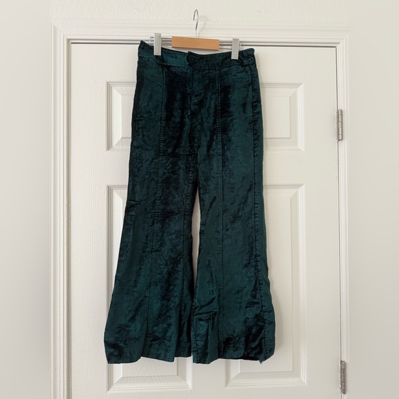 Free People Walk with You Velvet Pants - Picture 1 of 7